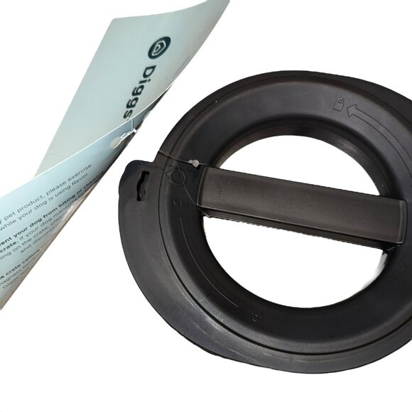 New Diggs Revol Charcoal Gray Small Kennel Puppy Locking Handle Dog Crate Part - Picture 2 of 4